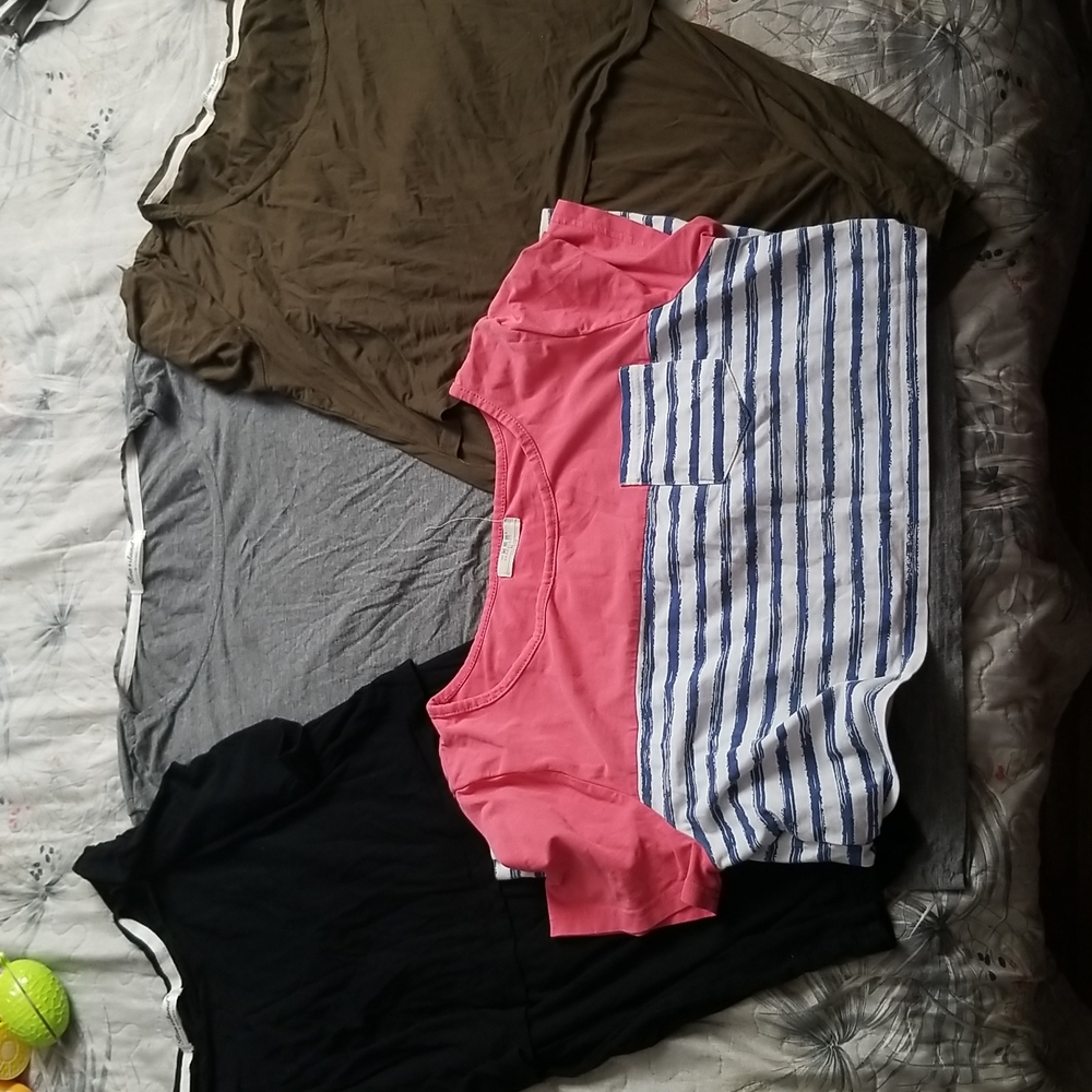 bundle nursing breastfeeding shirt size small